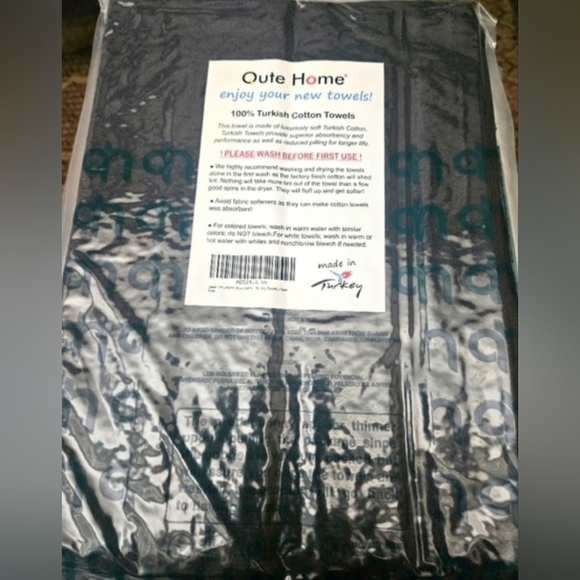 4-Piece Turkish Hand Towels Set, 100% Cotton Premium - Picture 3 of 4